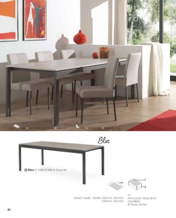 Bloc eettafel